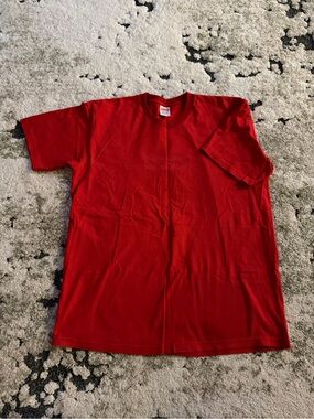 Supreme Red Short Sleeve Box Logo Tee